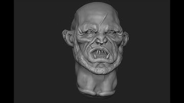 Blender 2.8 finally came out!!(Orc bust sculpting)