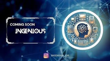 Department Of Computer Science And Engineering Forum Trailer Intro #INGENIOUS #GWCET, Nagpur #cse