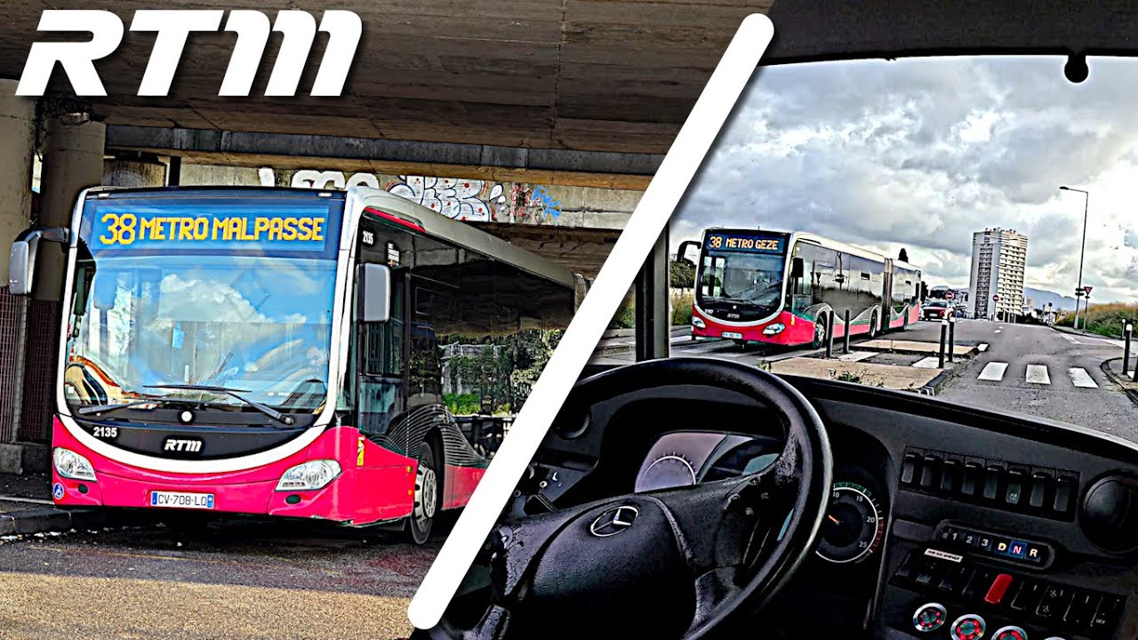 [RTM] Cab ride ligne 38 direction Métro Malpassé