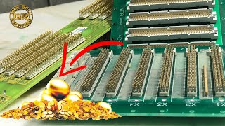 Gold Recovery from Telecommunication Pin Boards | Recover Gold From Gold Plated Pins