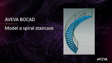 FAQ 005 - AVEVA Bocad - Model a spiral staircase [with captions]