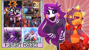 Eclipse and Puppet react to AMAZING TSBS FAN ART