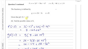EDEXCEL IAL C34  JAN 2019 Q3b   Functions   Composite