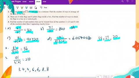 Chapter 4: Permutation and Combination [Self Exercise 4.4] KSSM Form 5 Add Maths