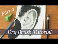 How to Use Masks/Stencils for Dry Brush Paintings | oil on paper