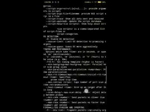 Install Nmap in Android