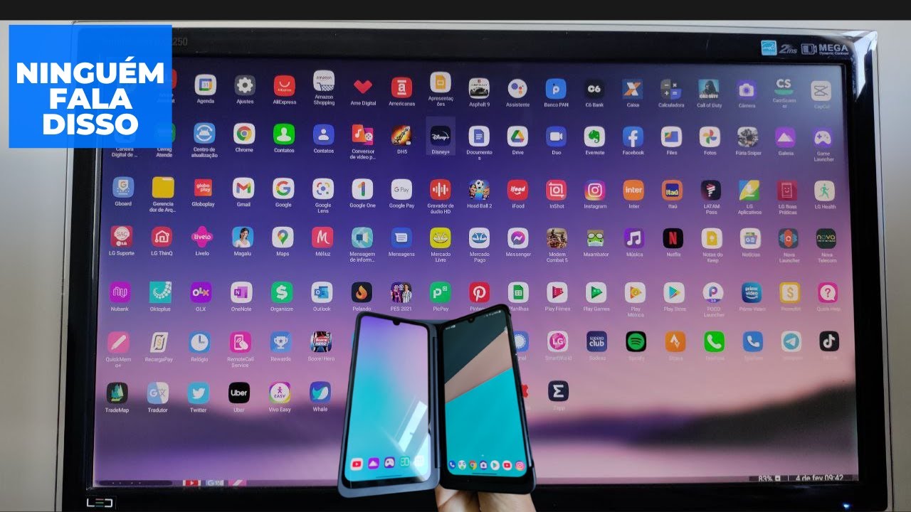 Melhor função do lg g8X!!!! modo desktop YouTube