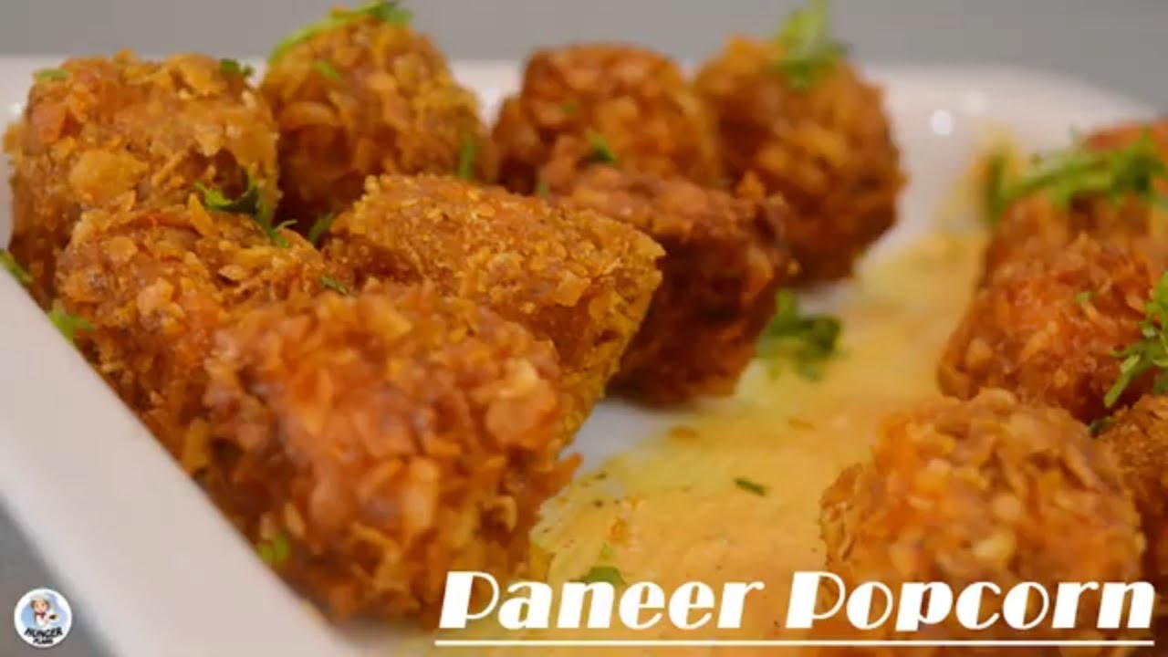 TANDOORI PANEER POPCORN Quick & Easy Veg Starter Recipe Crispy