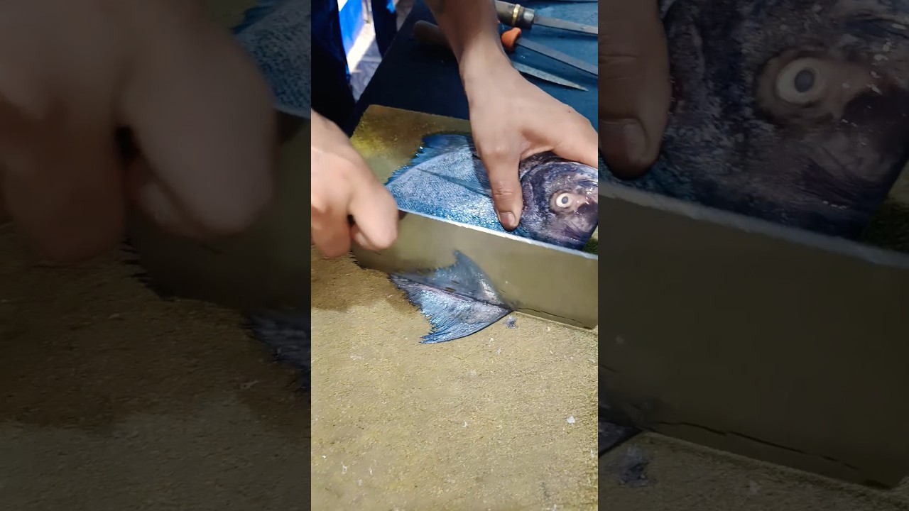 Fish Cutting Skills | Seafood Restaurants | Fish Grilled 