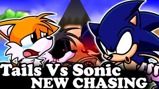FNF | Tails Vs Sonic - New Chasing | Vs Tails.Exe V2 | Mods/Hard/Gameplay |