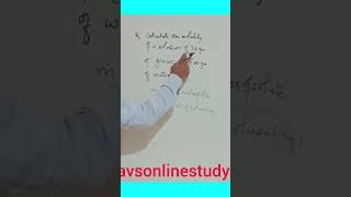Numerical based on molality of solution #avsonlinestudy #viralvideo #vijaypandey #chemistry #study