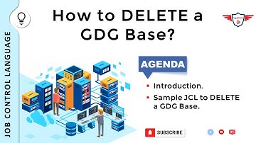 JCL Tutorial - DELETE GDG Base in JCL | DELETE GDG Generations | Hoe verwijder ik een GDG Base?