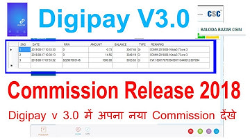 Digipay 3.0 Commission Release | August 2018|