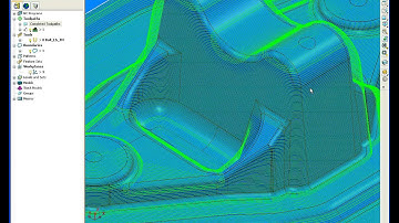 PowerMILL High Speed Machining Interleaved Const Z - Steep and Shallow