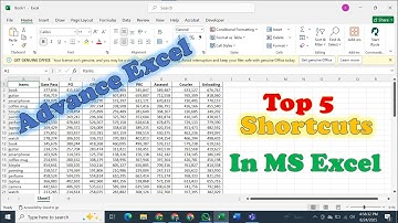 Top 5 Excel Shortcuts That Will Save Your Hours! #exceltips #exceltricks #advancedexcel 