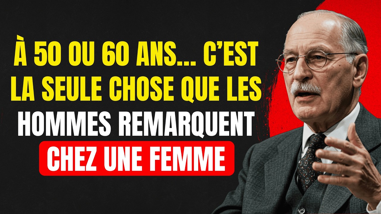 Après 60 ans, chaque HOMME ne remarque que 5 DÉTAILS chez FEMMES (et elles ignorent) — Carl Jung