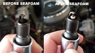 fix 350 engine dieseling with seafoam