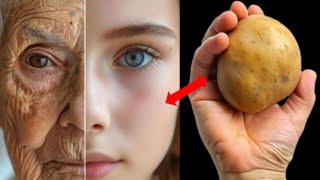 HOW TO MAKE MAKE A HAPPY GLOWING AND WHITE FACE AT HOME WITH A POTATO ! Face pack for glowing Skin 