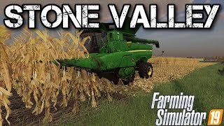 LIVE: STONE VALLEY X2 CONSOLE VERSION! CORN, WINTER, AND COWS! | Farming Simulator 19 Episode 4