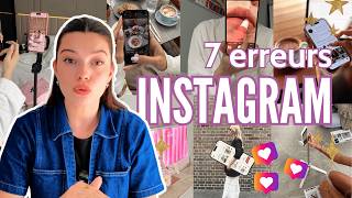 Évite Ces Erreurs Si Tu Veux Gagner Des Abonnés Sur Instagram