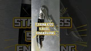 STAINLESS STEEL CORKSCREW ENGRAVING