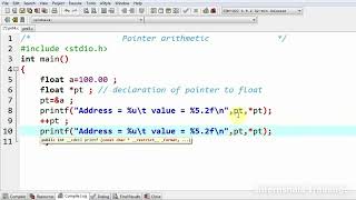 Pointer arithmetic || DSA || C Programming