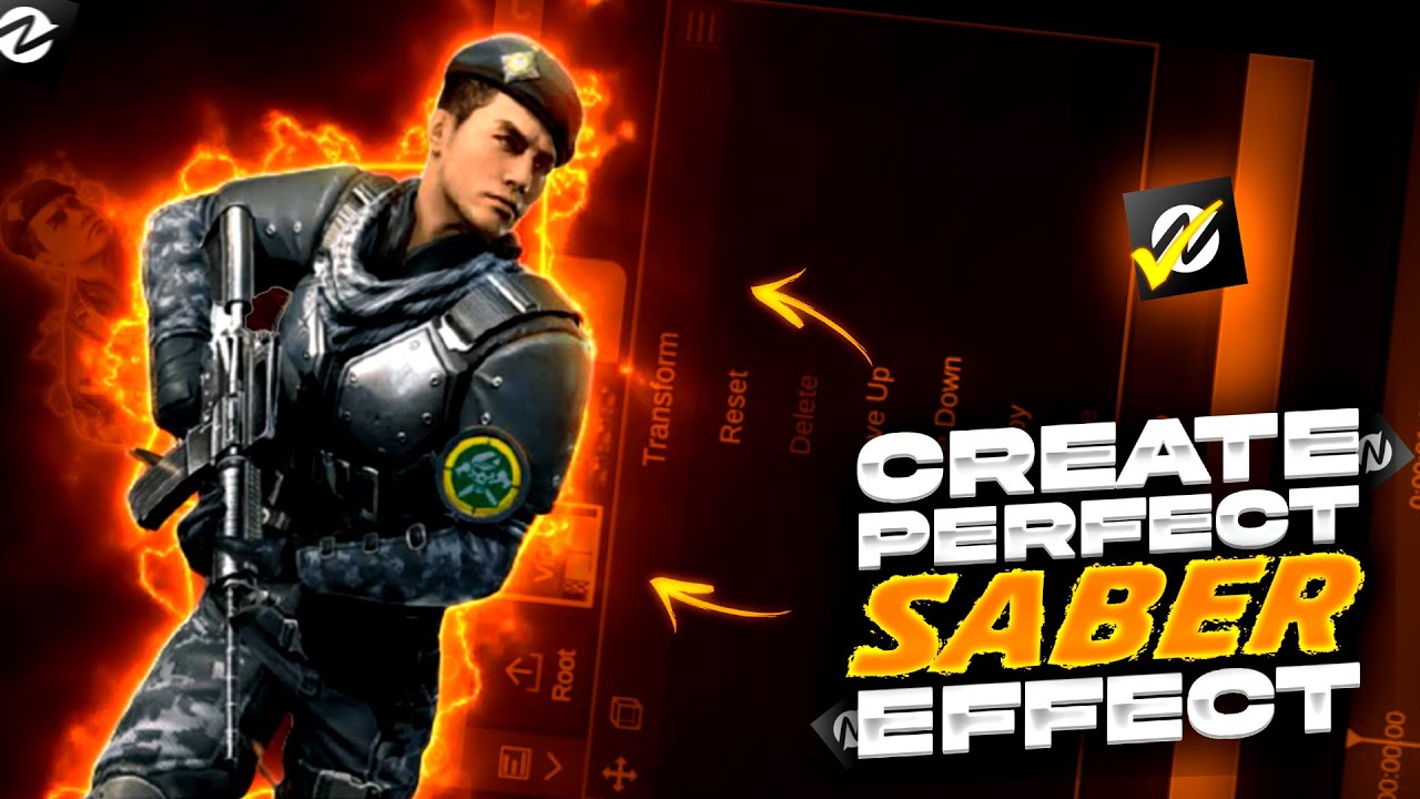 Create Perfect Saber Effect In Android Like PC || Node Video Saber Tutorial || Saber Effect Tutorial