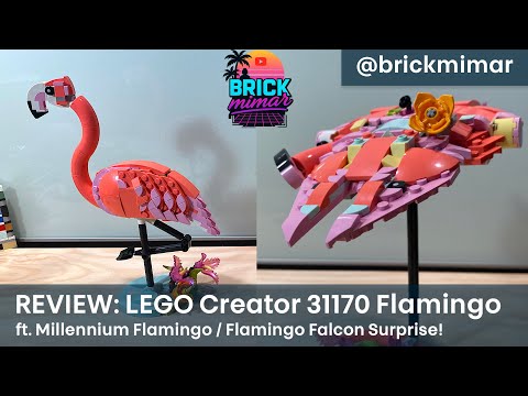 Flamingo\"  Amazon.com: Larcele Micro Building Blocks Mini Building Toy Bricks