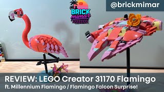 フラミンゴ REVIEW: LEGO CREATOR 31170 Pink Flamingo 3-in-1 & Flamingo Falcon