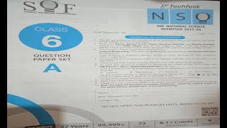 NSO Class 6 SET A 2025 Net Worth