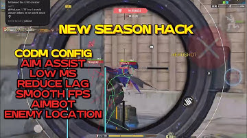 COD MOBILE SEASON 10 CONFIG FILE V4 | AIM ASSIST | LAG FIX | AIMBOT | NO RECOIL, HEADSHOT | CHEAT 💯