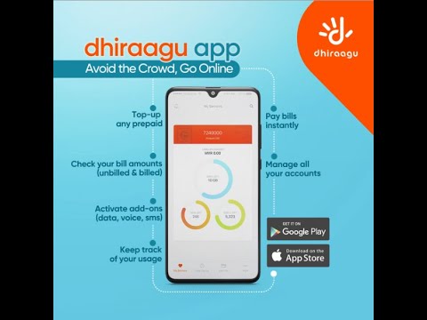 Avoid the crowd, go online! Make the most of Dhiraagu App