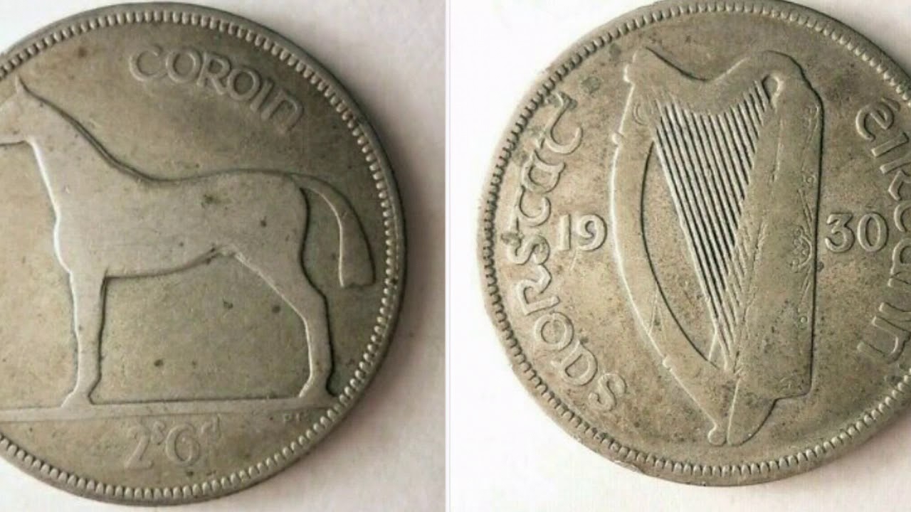 Ireland 1930 Half Crown Coin 2s6d WORTH?