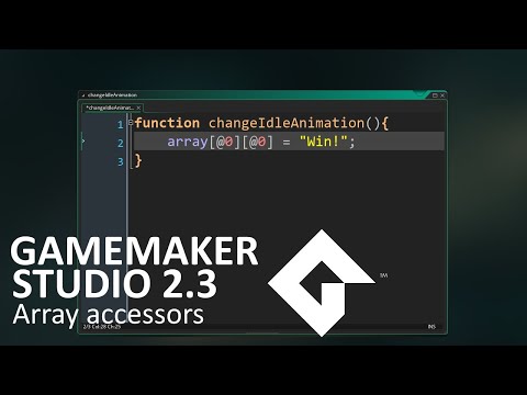 [GMS2.3] Array Accessors in Gamemaker Studio 2.3 | Funbox tutorial