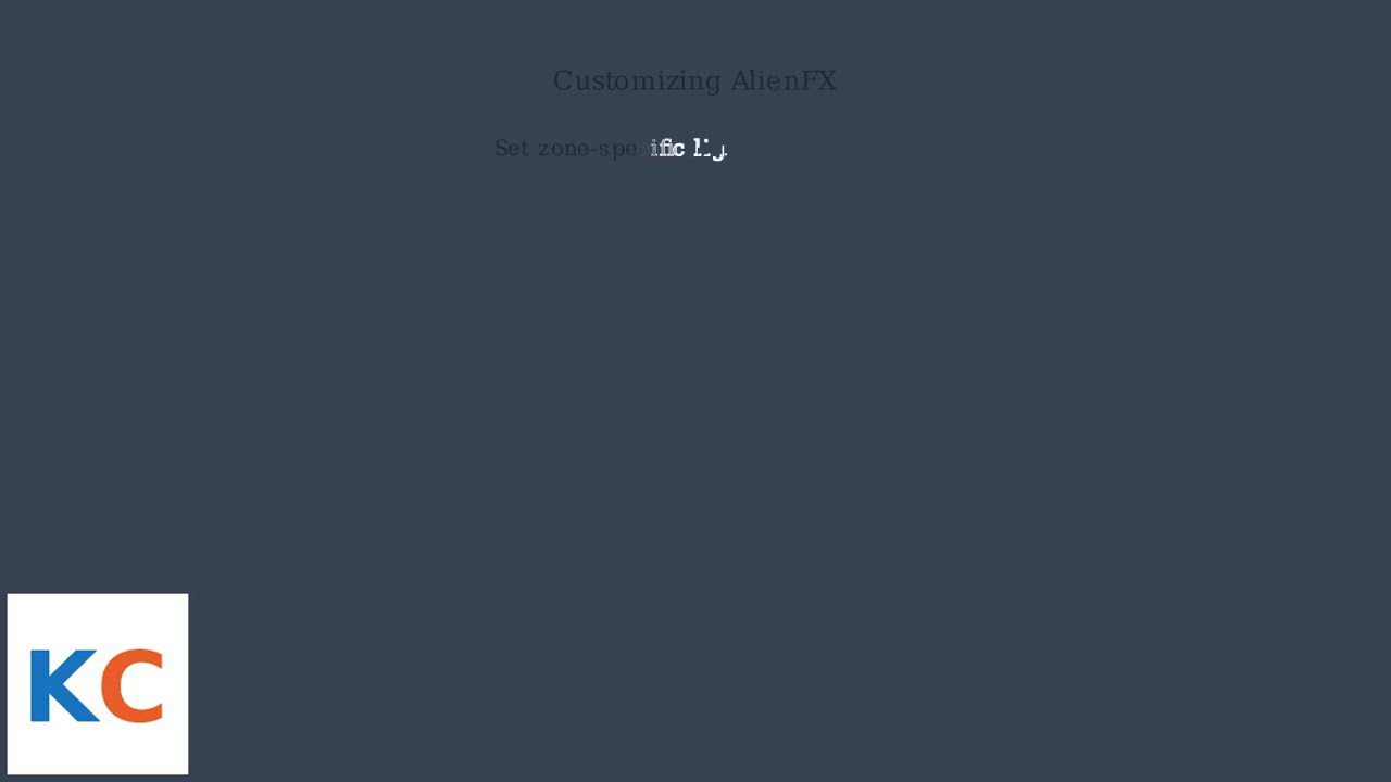 Как управлять подсветкой монитора Alienware – AlienFX и Command Center