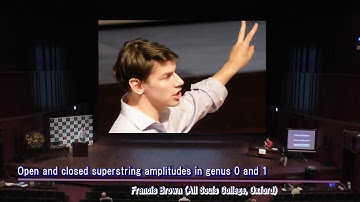 Open and closed superstring amplitudes in genus 0 and 1 - Francis Brown