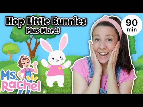 Hop Little Bunnies Hop Hop Hop More Ms Rachel Nursery Rhymes x Kids Songs