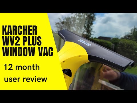 factor Postcode vinger Karcher WV2 Plus Window Vacuum 12 month user review - YouTube