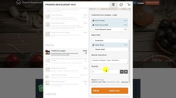 How does an online food ordering system work?