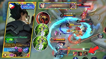 WTF DAMAGE!! HYPER X.BORG + ALL DAMAGE BUILD IS SO OP!! | MLBB