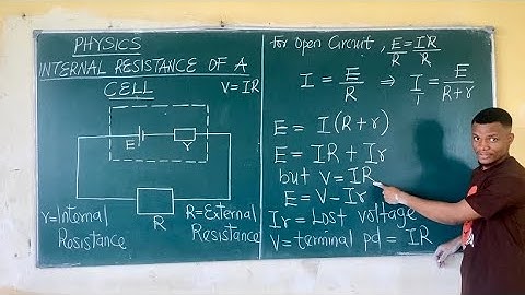 Internal Resistance of a Cell | Arrangement of Cells | JAMB physics #jamb #putme #internalresistance