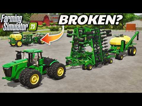 New Mods - JD N560 Air Drill, BROKEN 2510H Dry Applicator, & JM Speed Tender! | Farming Simulator 25