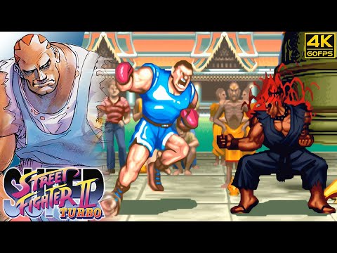 Super Street Fighter II Turbo - Balrog (Arcade / 1994) 4K 60FPS