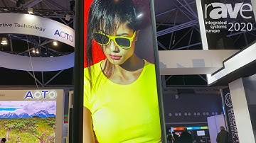 ISE 2020: DynaScan Demos 88″ DI881LT2 Bar Type Display in Digital Mannequin Application