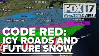 CODE RED: Icy roads and snow predicted Friday, here's what you need to know