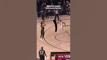 Nba2k20 shot meter be like....
