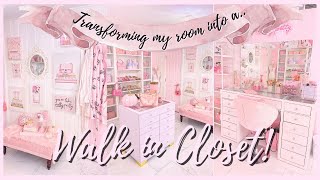 TRANSFORMING MY BEAUTY ROOM INTO A WALK IN CLOSET! 2023