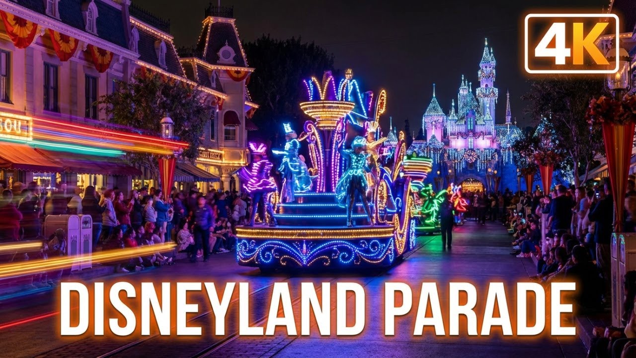 Paint the Night Electrical Parade - Disneyland 4K Full Experience