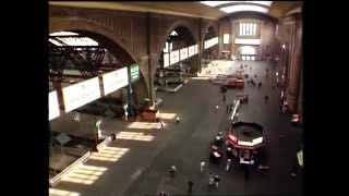 Der Leipziger Hauptbahnhof im Jahr 1991