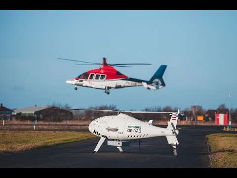 Schiebel CAMCOPTER® S-100 UAS - AIRICA - Detect and Avoid Trials (The Netherlands)